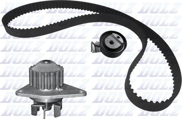DOLZ KD061 - Водяной насос + комплект зубчатого ремня ГРМ autospares.lv
