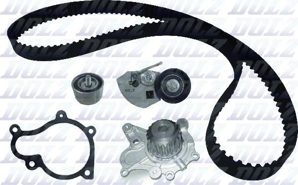 DOLZ KD183 - Водяной насос + комплект зубчатого ремня ГРМ autospares.lv