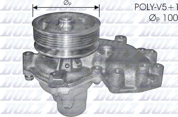 DOLZ L144 - Водяной насос autospares.lv