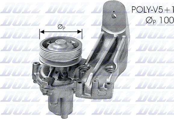 DOLZ L140 - Водяной насос autospares.lv