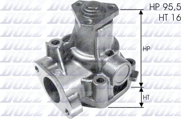 DOLZ L155 - Водяной насос autospares.lv