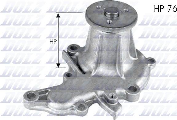DOLZ M166 - Водяной насос autospares.lv