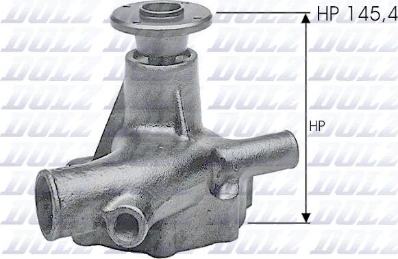 DOLZ N121 - Водяной насос autospares.lv