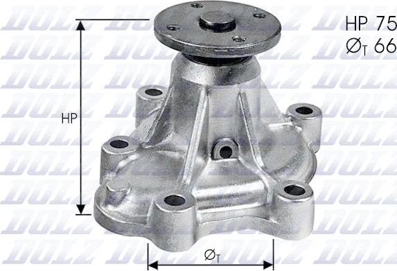 DOLZ O134 - Водяной насос autospares.lv