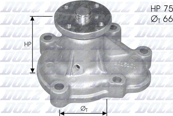 DOLZ O133 - Водяной насос autospares.lv