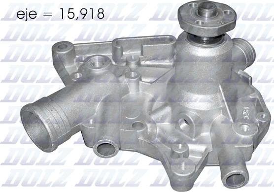 DOLZ R145A - Водяной насос autospares.lv