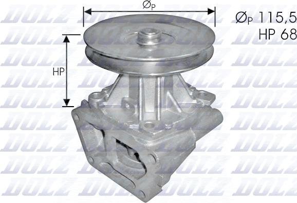 DOLZ S134 - Водяной насос autospares.lv