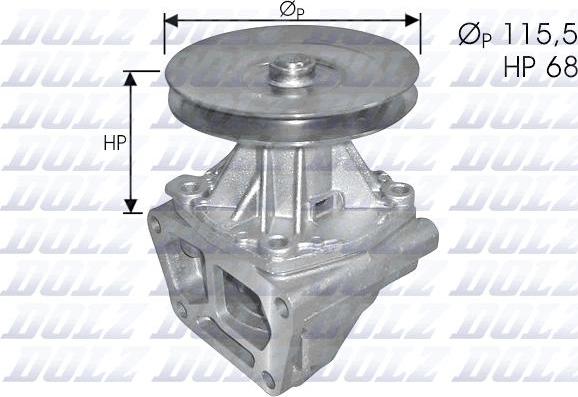 DOLZ S129 - Водяной насос autospares.lv