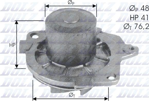 DOLZ S314 - Водяной насос autospares.lv