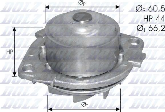 DOLZ S231 - Водяной насос autospares.lv