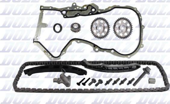 DOLZ SKCA008F - Комплект цепи привода распредвала autospares.lv