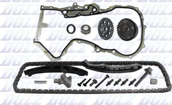 DOLZ SKCA008V - Комплект цепи привода распредвала autospares.lv