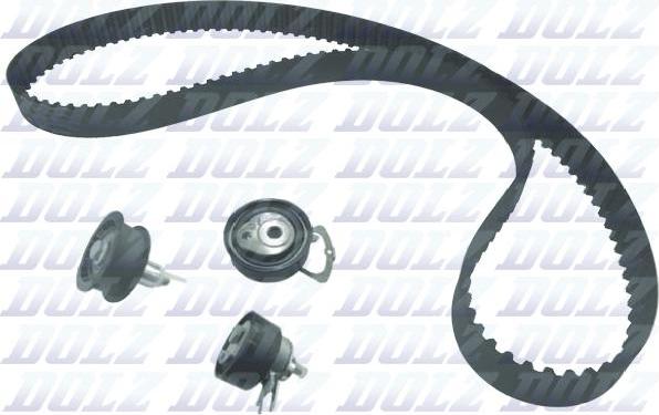 DOLZ SKD080 - Комплект зубчатого ремня ГРМ autospares.lv