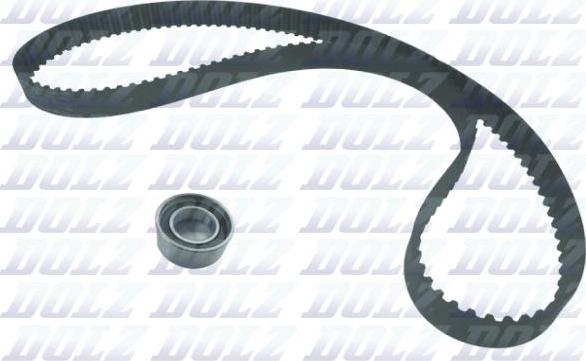 DOLZ SKD088 - Комплект зубчатого ремня ГРМ autospares.lv