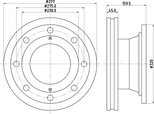 DON CVD586 - Тормозной диск autospares.lv