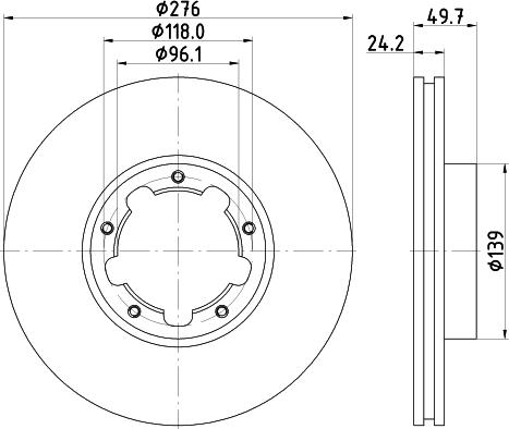 A.B.S. 17902 - Тормозной диск autospares.lv