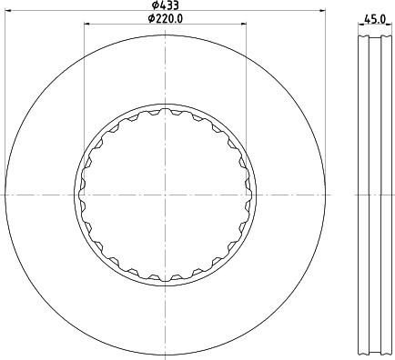 Casals 55472 - Тормозной диск autospares.lv