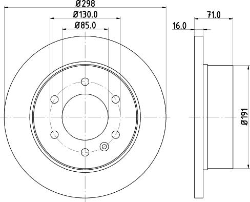 DON CVD656 - Тормозной диск autospares.lv