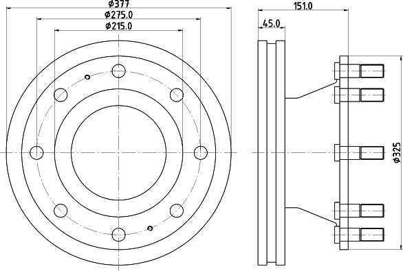 DON CVD621 - Тормозной диск autospares.lv