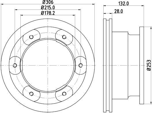 Triscan S2333C - Тормозной диск autospares.lv