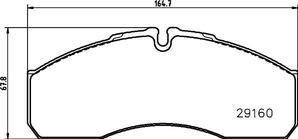 DON CVP097 - Тормозные колодки, дисковые, комплект autospares.lv