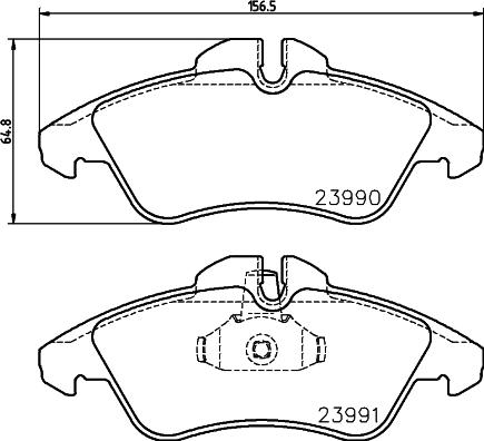 DON PCP1644 - Тормозные колодки, дисковые, комплект autospares.lv