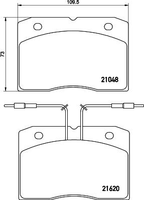 DON CVP053 - Тормозные колодки, дисковые, комплект autospares.lv