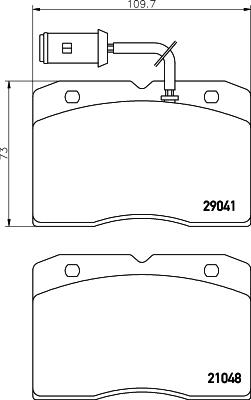 DON PCP1710 - Тормозные колодки, дисковые, комплект autospares.lv