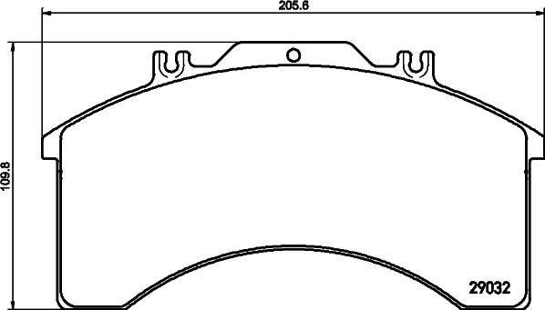 DON CVP014 - Тормозные колодки, дисковые, комплект autospares.lv