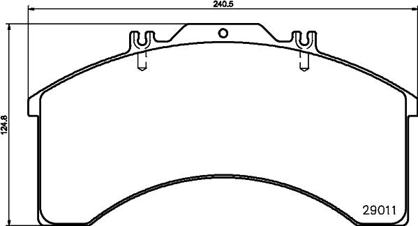 DON CVP015 - Тормозные колодки, дисковые, комплект autospares.lv