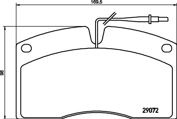 DON CVP011 - Тормозные колодки, дисковые, комплект autospares.lv