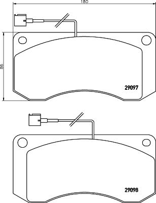 DON CVP031 - Тормозные колодки, дисковые, комплект autospares.lv