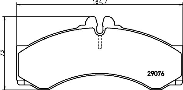 DON CVP073 - Тормозные колодки, дисковые, комплект autospares.lv