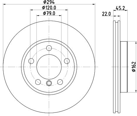 DON PCD19002 - Тормозной диск autospares.lv