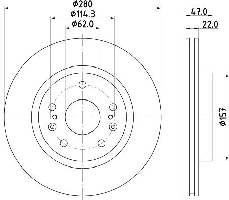 DON PCD19772 - Тормозной диск autospares.lv