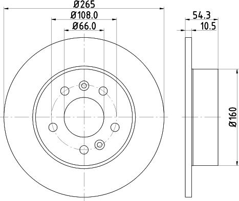 DON PCD14422 - Тормозной диск autospares.lv