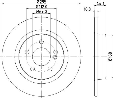 DON PCD14072 - Тормозной диск autospares.lv