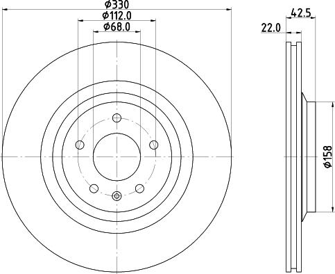 DON PCD15482 - Тормозной диск autospares.lv