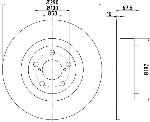 DON PCD15612 - Тормозной диск autospares.lv