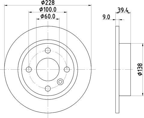 DON PCD15842 - Тормозной диск autospares.lv