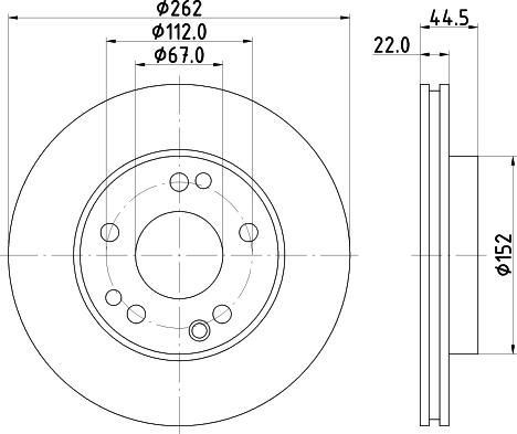 DON PCD15272 - Тормозной диск autospares.lv