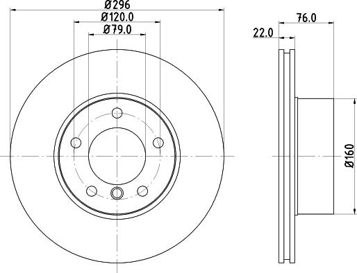 DON PCD10922 - Тормозной диск autospares.lv