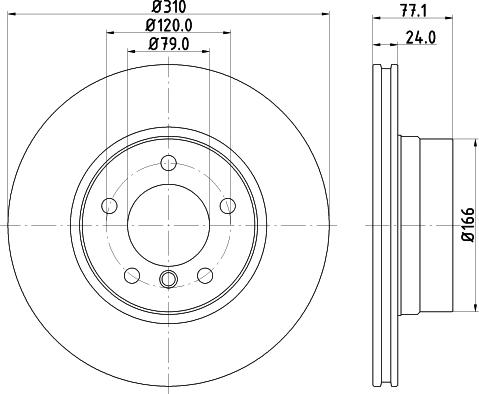 DON PCD10432 - Тормозной диск autospares.lv