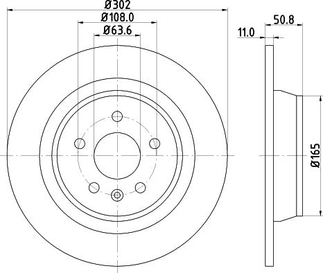 DON PCD10272 - Тормозной диск autospares.lv