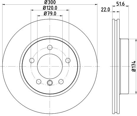 DON PCD10742 - Тормозной диск autospares.lv