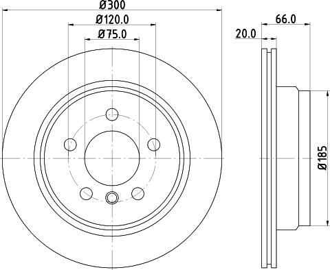 DON PCD11822 - Тормозной диск autospares.lv