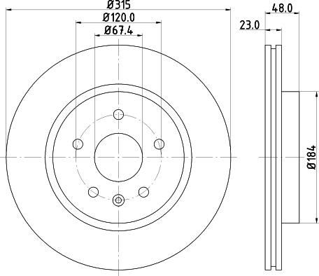 DON PCD11792 - Тормозной диск autospares.lv