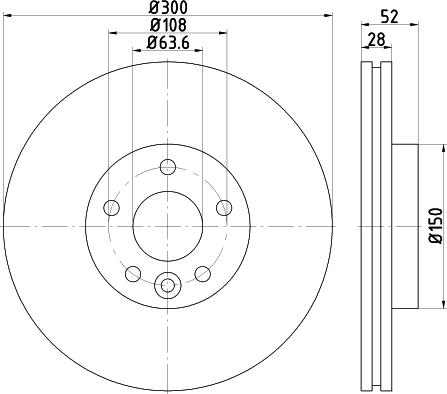 DON PCD18622 - Тормозной диск autospares.lv