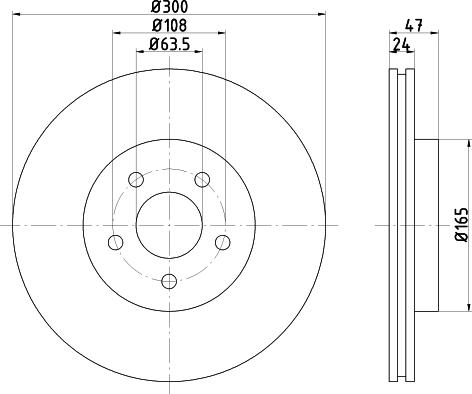 DON PCD18112 - Тормозной диск autospares.lv