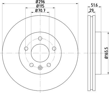 DON PCD18772 - Тормозной диск autospares.lv